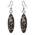 She's Choosing Monterey Earrings | Scratchboard | S807