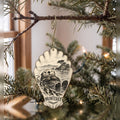 She's Choosing Monterey Ornament | Charcoal Gesture | S808-O