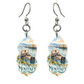 She's Choosing Monterey Earrings | Restrained Watercolor | S809