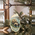 She's Choosing Monterey Ornament | Pen and Watercolor Wash | S810-O