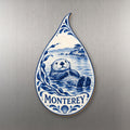 She's Choosing Monterey Magnet | Blue-And-White Ceramic Illustration | S812-M