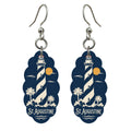 She's Choosing St. Augustine Earrings | Negative-Space Silhouette | S816