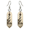 She's Choosing St. Augustine Earrings | Etching-Inspired Linework | S823