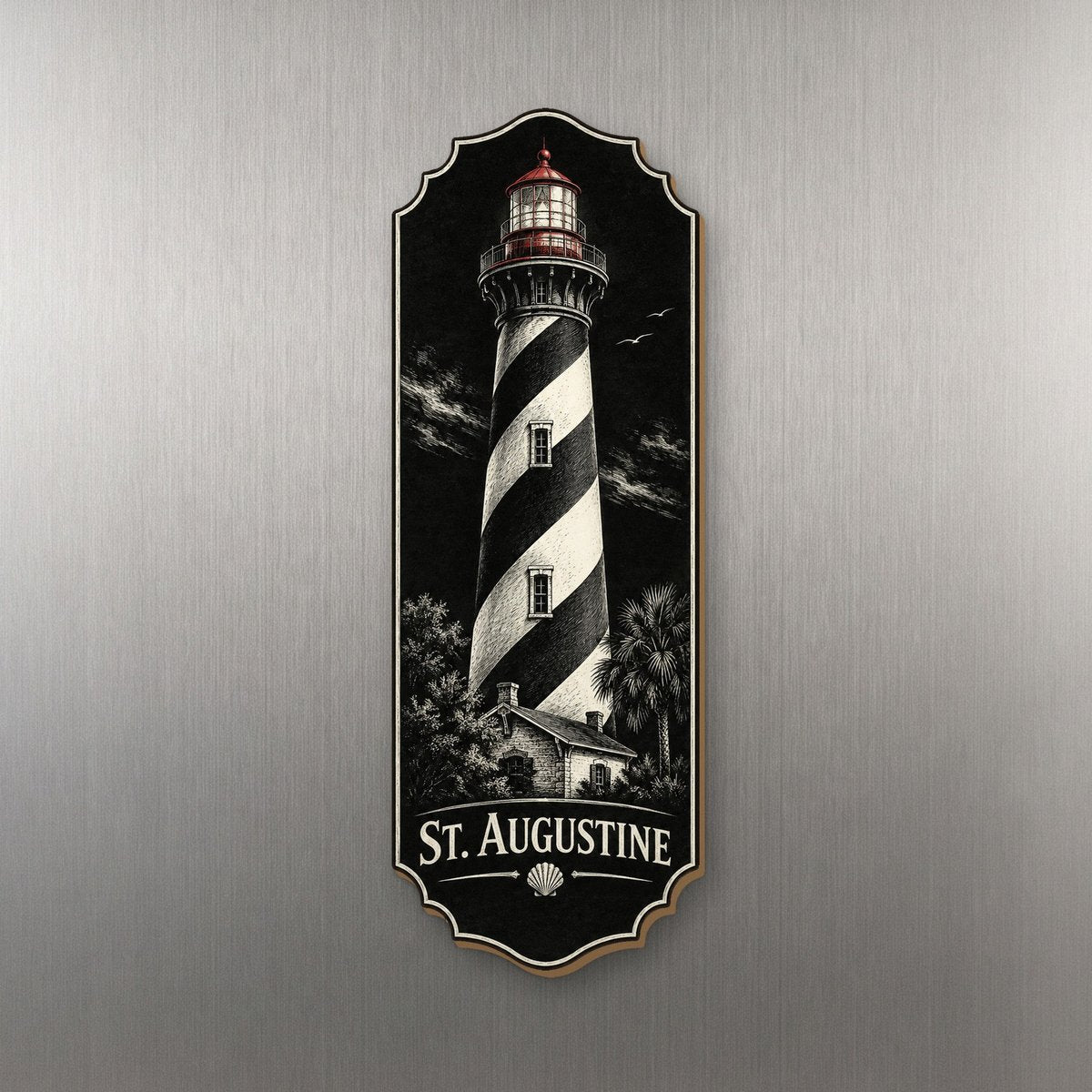 She's Choosing St. Augustine Magnet | Scratchboard | S825-M