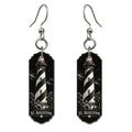 She's Choosing St. Augustine Earrings | Scratchboard | S825