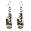 She's Choosing St. Augustine Earrings | Charcoal Gesture | S826