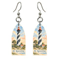 She's Choosing St. Augustine Earrings | Restrained Watercolor | S827