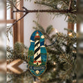 She's Choosing St. Augustine Ornament | Cloisonné-Inspired Graphic | S831-O
