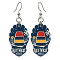 She's Choosing Key West Earrings | Negative-Space Silhouette | S834