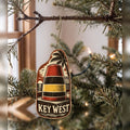 She's Choosing Key West Ornament | Woodcut | S839-O