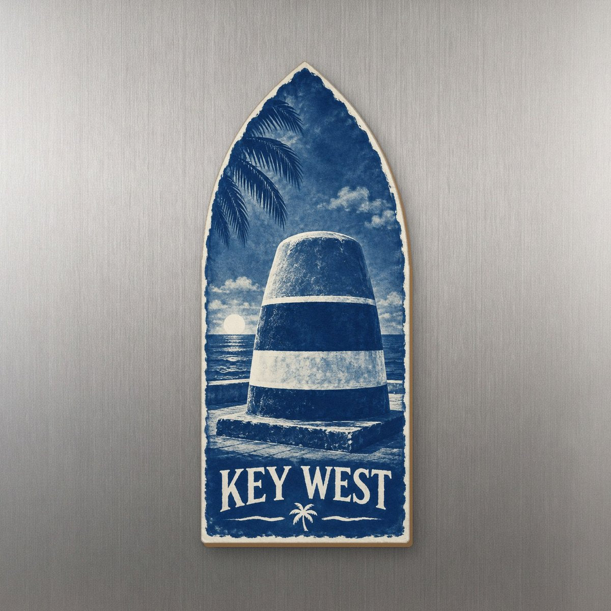 She's Choosing Key West Magnet | Cyanotype-Inspired | S840-M