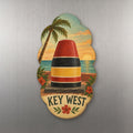 She's Choosing Key West Magnet | Naive Folk Painting | S847-M