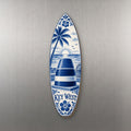 She's Choosing Key West Magnet | Blue-And-White Ceramic Illustration | S848-M