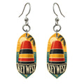 She's Choosing Key West Earrings | Typographic Illustration | S850