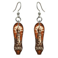 She's Choosing Tampa Earrings | Woodcut | S857