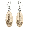 She's Choosing Tampa Earrings | Etching-Inspired Linework | S859