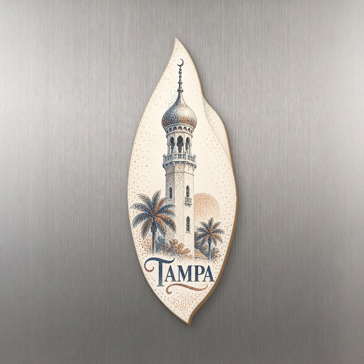 She's Choosing Tampa Magnet | Sparse Pointillism | S860-M