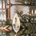 She's Choosing Tampa Ornament | Sparse Pointillism | S860-O