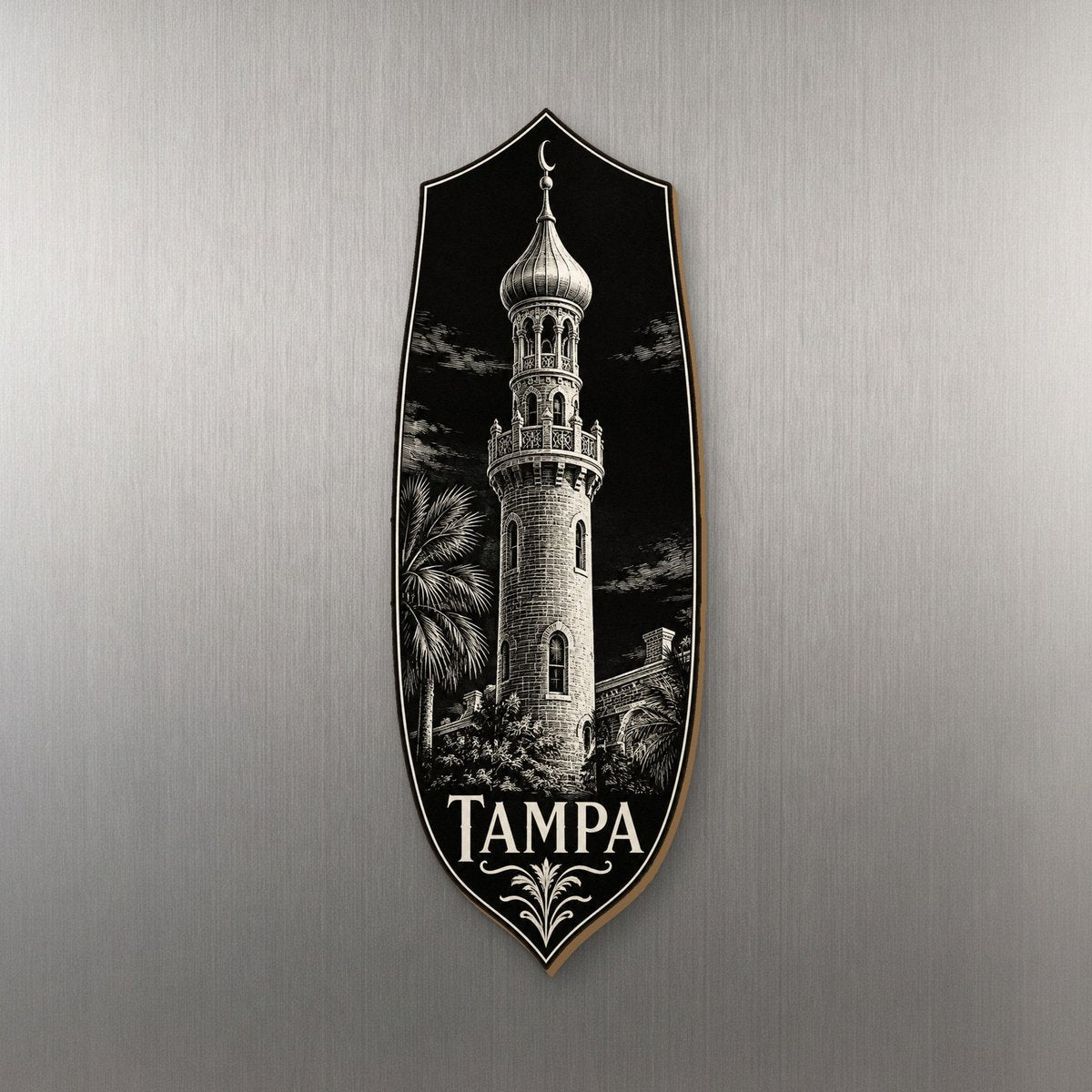 She's Choosing Tampa Magnet | Scratchboard | S861-M