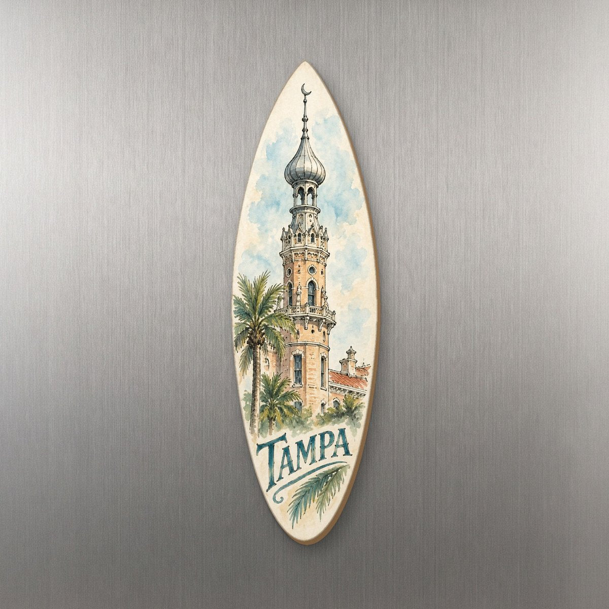 She's Choosing Tampa Magnet | Pen and Watercolor Wash | S864-M