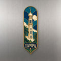 She's Choosing Tampa Magnet | Cloisonné-Inspired Graphic | S867-M