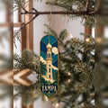 She's Choosing Tampa Ornament | Cloisonné-Inspired Graphic | S867-O