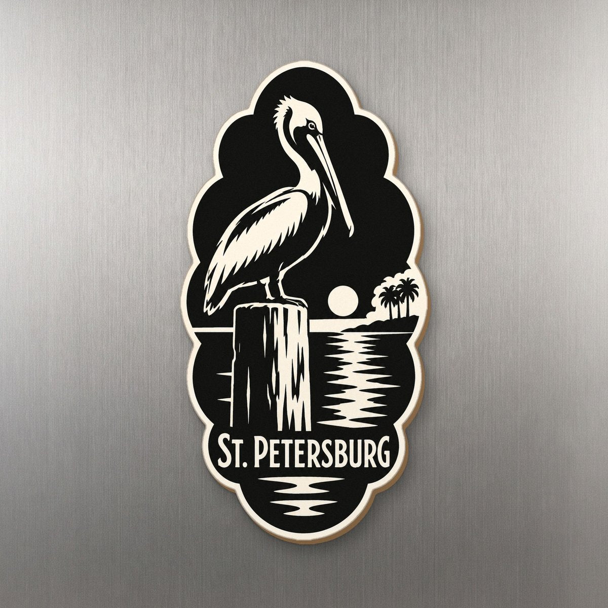 She's Choosing St. Petersburg Magnet | Notan | S873-M