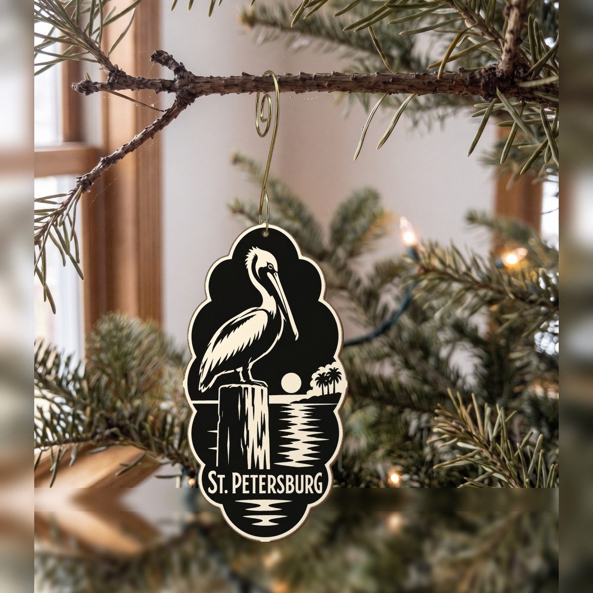 She's Choosing St. Petersburg Ornament | Notan | S873-O