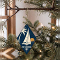 She's Choosing Fort Lauderdale Ornament | Negative-Space Silhouette | S888-O