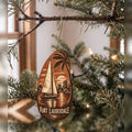 She's Choosing Fort Lauderdale Ornament | Woodcut | S893-O