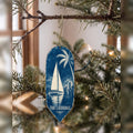 She's Choosing Fort Lauderdale Ornament | Cyanotype-Inspired | S894-O