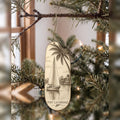She's Choosing Fort Lauderdale Ornament | Etching-Inspired Linework | S895-O