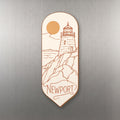 She's Choosing Newport, Rhode Island Magnet | Continuous-Line Drawing | S907-M