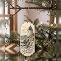 She's Choosing Newport, Rhode Island Ornament | Loose Contour Sketch | S908-O