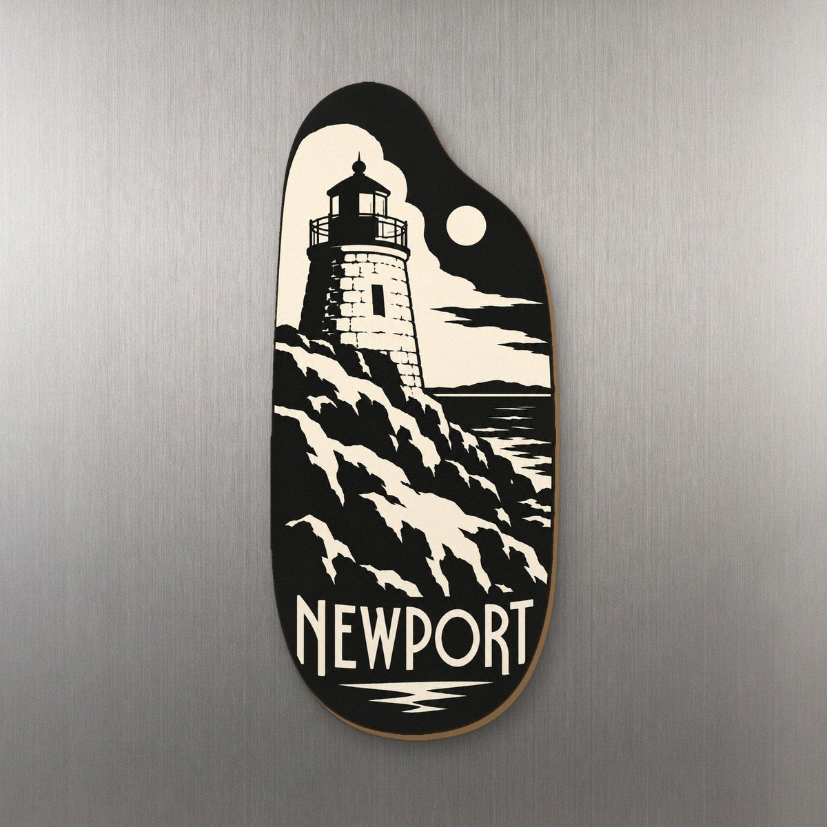 She's Choosing Newport, Rhode Island Magnet | Notan | S909-M
