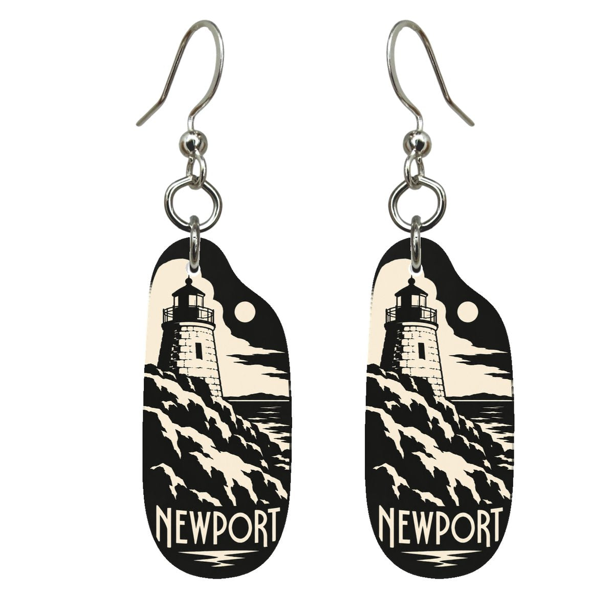 She's Choosing Newport, Rhode Island Earrings | Notan | S909