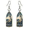 She's Choosing Newport, Rhode Island Earrings | Art Deco | S910