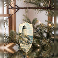 She's Choosing Newport, Rhode Island Ornament | Pen and Watercolor Wash | S918-O
