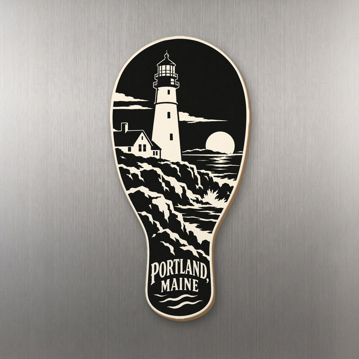 She's Choosing Portland, Maine Magnet | Notan | S928-M