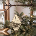 She's Choosing Portland, Maine Ornament | Etching-Inspired Linework | S932-O