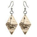 She's Choosing Portland, Maine Earrings | Etching-Inspired Linework | S932