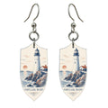 She's Choosing Portland, Maine Earrings | Sparse Pointillism | S933