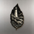 She's Choosing Portland, Maine Magnet | Scratchboard | S934-M