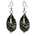 She's Choosing Portland, Maine Earrings | Scratchboard | S934