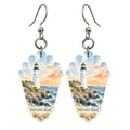She's Choosing Portland, Maine Earrings | Restrained Watercolor | S936