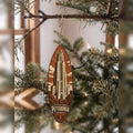 She's Choosing Pittsburgh Ornament | Woodcut | S948-O