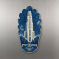 She's Choosing Pittsburgh Magnet | Cyanotype-Inspired | S949-M