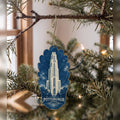 She's Choosing Pittsburgh Ornament | Cyanotype-Inspired | S949-O