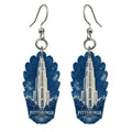 She's Choosing Pittsburgh Earrings | Cyanotype-Inspired | S949