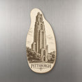She's Choosing Pittsburgh Magnet | Etching-Inspired Linework | S950-M